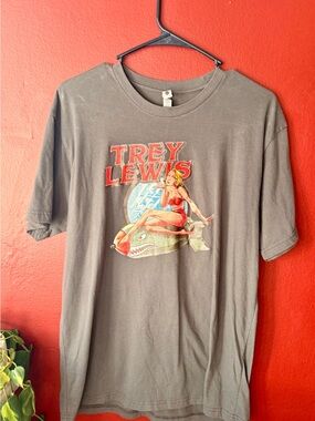 Trey Lewis Country Music Graphic Tee - Size L